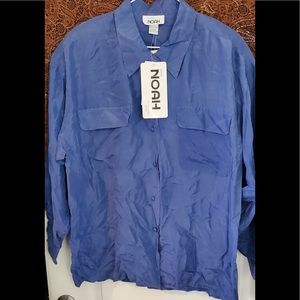 1980s Mister Noah Silk tunic shirt